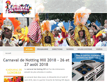 Tablet Screenshot of carnaval-de-londres.com